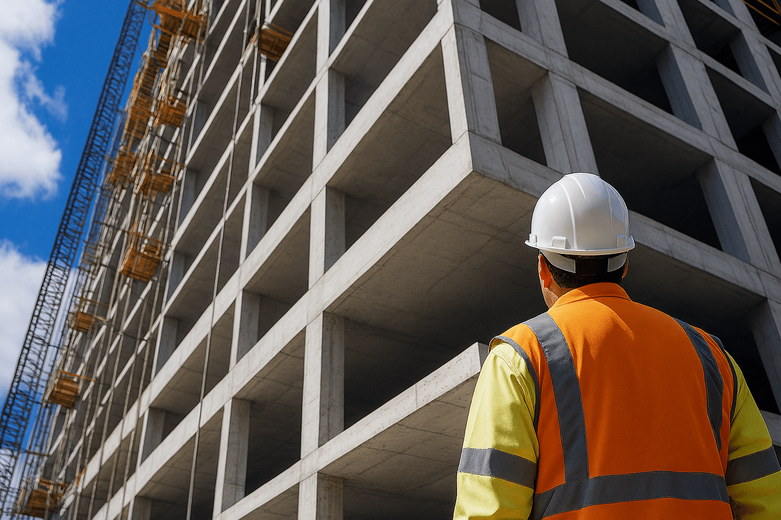 Modern building with architectural design