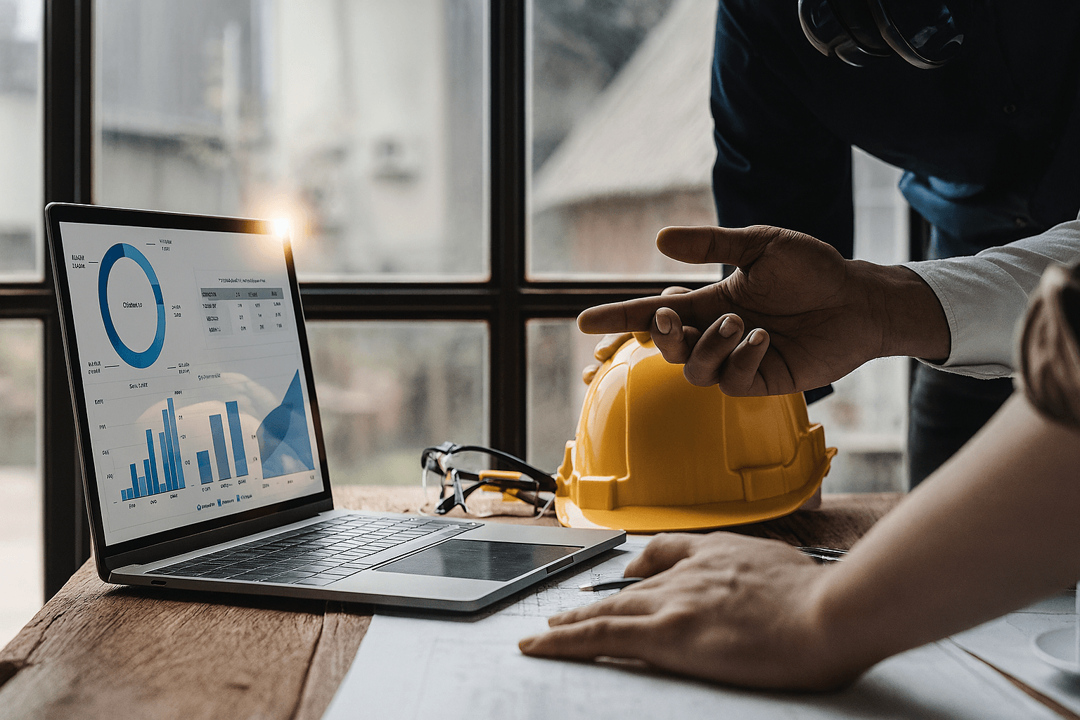 Modern building with architectural design