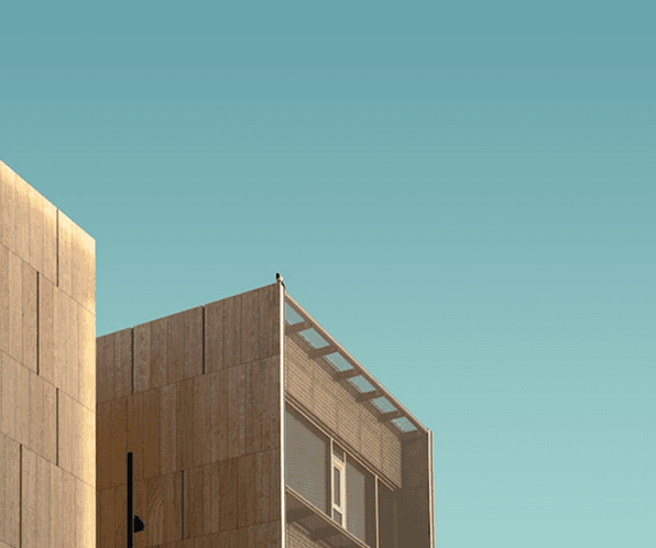 Modern building with architectural design